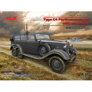 ICM Type G4 Partisanenwagen German WWII vehicle with machine gun - 1:35