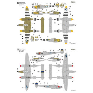 Hobby 2000 Lockheed P-38J Lightning - Europe 1944 - 1:72