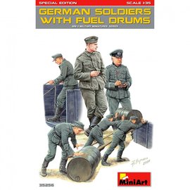 MiniArt MiniArt - German Soldiers With Fuel Drums. Special Edition - 1:35