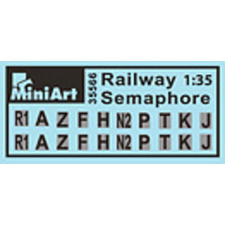 MiniArt Eisenbahn-Signalmast / Railway Semiphore - 1:35