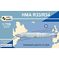 Mark I. HMA R33/R34 (Armstrong Whitworth R33/Beardmore R34) "Transatlantic Flyer" - 1:720