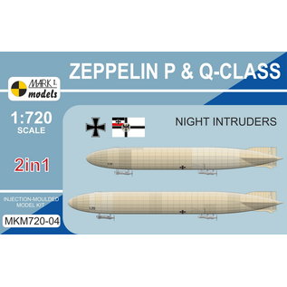 Mark I. Zeppelin P & Q-class "Night Intruders" - 1:720
