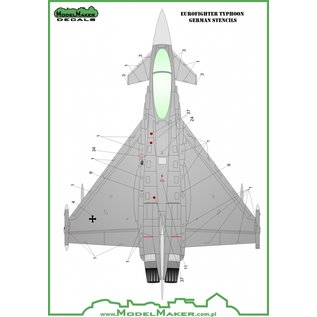 Modelmaker Decals Eurofighter Typhoon 10 Years in German Air Force TLG 73 "Steinhoff” - 1:72