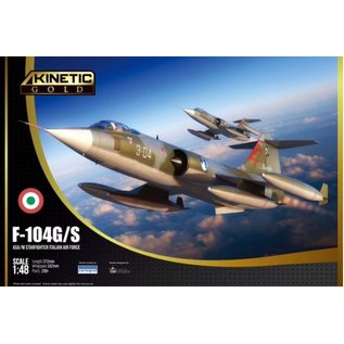 Kinetic Lockheed F-104G/S ASA/M Starfighter Italian Air Force - 1:48