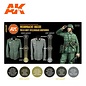 AK Interactive 3rd Gen. Acryl. Set "Field Grey Uniforms"