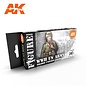 AK Interactive 3rd Gen. Acryl. Set "WWII U. S. Army Uniform Colors"