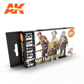 AK Interactive AK Interactive - 3rd Gen. Acryl. Set "WWII British Uniform Colors"