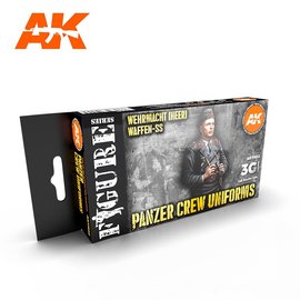 AK Interactive AK Interactive - 3rd Gen. Acryl. Set "Panzercrew Uniforms"