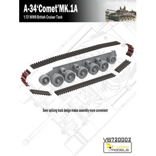 VESPID Models brit. KPz. A-34 "Comet" Mk. Ia - 1:72