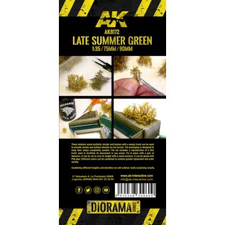 AK Interactive Late summer green shrubberies - Strauchwerk, Spätsommer, grün
