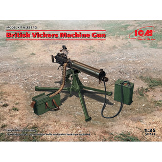 ICM British Vickers Machine Gun - 1:35