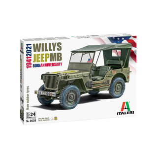 Italeri Willys Jeep MB "80th Anniversary" - 1:24