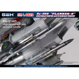 Great Wall Hobby  Sukhoi Su-35S "Flanker E" Multirole Fighter Air to Surface Version - 1:48