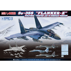 Great Wall Hobby  G.W.H. - Sukhoi Su-35S "Flanker E" Multirole Fighter Air to Surface Version - 1:48