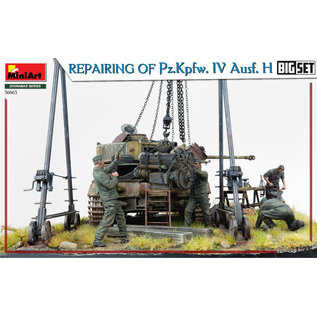 MiniArt Big Set - Repairing of Pz.Kpfw. IV Ausf. H - 1:35