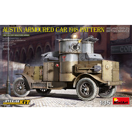 MiniArt MiniArt - Austin Armoured Car 1918 Pattern - Ireland 1919 - 21 British Service - w/Interior kit - 1:35