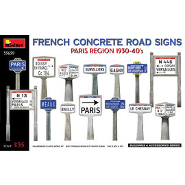 MiniArt MiniArt - French Concrete Road Signs 1930-40's Paris Region - 1:35