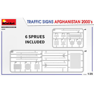 MiniArt Traffic Signs Afghanistan 2000's - 1:35