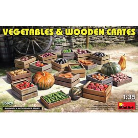 MiniArt MiniArt - Vegetables & Wooden Crates - 1:35