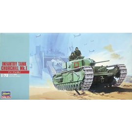 Hasegawa Hasegawa - Churchill Mk.I Infantry Tank - 1:72