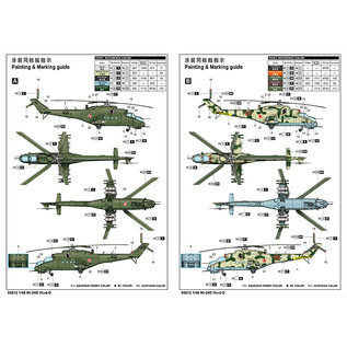 Trumpeter Mil Mi-24D "Hind E" - 1:48