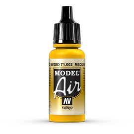 Vallejo Vallejo - Model Air 002 - Medium Yellow - 17ml