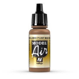 Vallejo Vallejo - Model Air 037 Mud Brown - 17ml