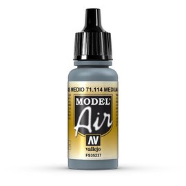 Vallejo Vallejo - Model Air 114 Medium Grey - 17ml