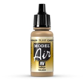 Vallejo Vallejo - Model Air 117 RAL8020 Camouflage Brown - 17ml