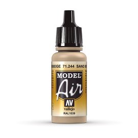 Vallejo Vallejo - Model Air 244 Sand Beige - 17ml