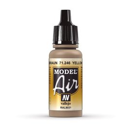 Vallejo Vallejo - Model Air 246 Yellow Brown - 17ml