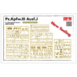 Ryefield Model SPz.Kpfw. III Ausf. J (Full Interior) - 1:35