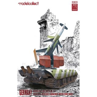 Modelcollect Rheintochter 1 - movable Missile launcher with E-100 body - 1:72