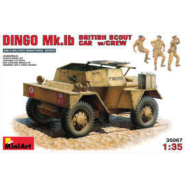 MiniArt MiniArt - Dingo Mk. 1b British Scout Car w/Crew - 1:35
