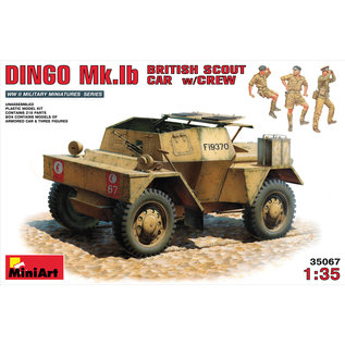 MiniArt Dingo Mk. 1b British Scout Car w/Crew - 1:35