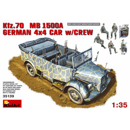 MiniArt MiniArt - Kfz. 70 (MB L1500A) German 4x4 Car w/Crew - 1:35