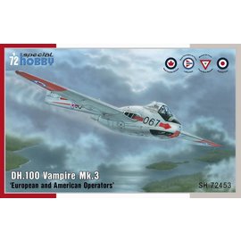 Special Hobby Special Hobby - DH.100 Vampire Mk.3 "European and American Operators" - 1:72