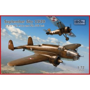 IBG Models September Sky 1939 – 2 in 1 (PZL P.11a + PZL 37 B II Łoś) - 1:72