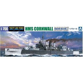 Aoshima Aoshima - brit. schwerer Kreuzer HMS Cornwall - Waterline No. 810 - 1:700