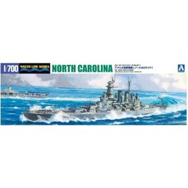 Aoshima Aoshima - amerik. Schlachtschiff USS North Carolina BB-55 (1944) - Waterline No. 611 - 1:700