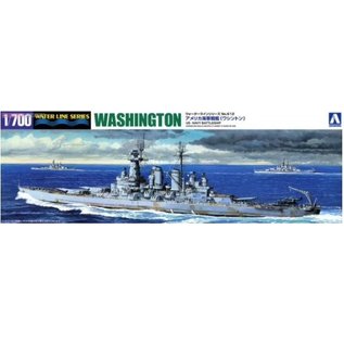 Aoshima amerik. Schlachtschiff USS Washington BB-56 (1944) - Waterline No. 612 - 1:700