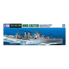 Aoshima Aoshima - brit. schwerer Kreuzer HMS Exeter - Waterline No. 807 - 1:700