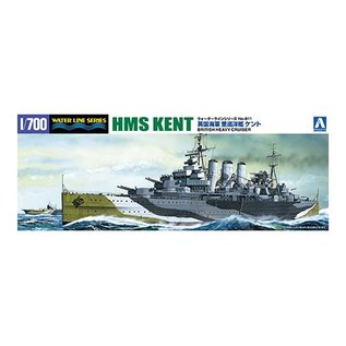 Aoshima brit. schwerer Kreuzer HMS Kent - Waterline No. 811 - 1:700
