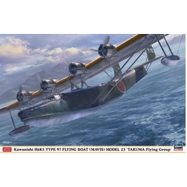 Hasegawa Hasegawa - Kawanishi H6K5 Type 97 Flying Boat (Mavis) Model 23 "Takuma Flying Group" - 1:72