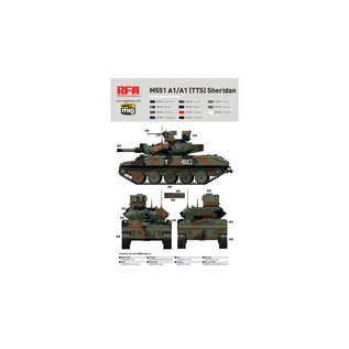 Ryefield Model amerik. M551A1 / A1 (TTS) Sheridan - 1:35