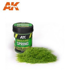 AK Interactive AK Interactive - Gras-Streu Frühling 2mm / Grass Flock Spring 2mm