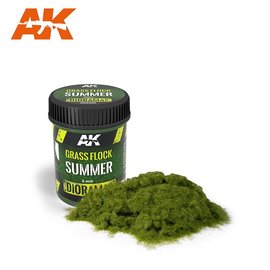 AK Interactive AK Interactive - Gras-Streu Sommer 2mm / Grass Flock Summer 2mm