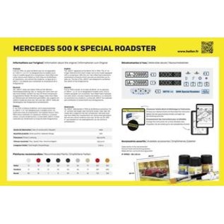 Heller Mercedes 500 K Special Roadster - 1:24