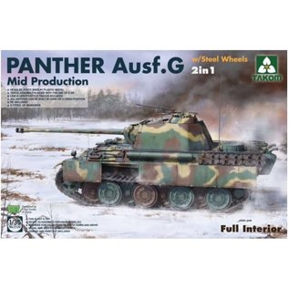 TAKOM Pz.Kpfw. V Panther Ausf. G mid production w/full Interior 2 in 1 - 1:35