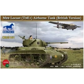 Bronco Models Bronco Models - M22 Locust (T9E1) Airborne Tank (British Version) - 1:35